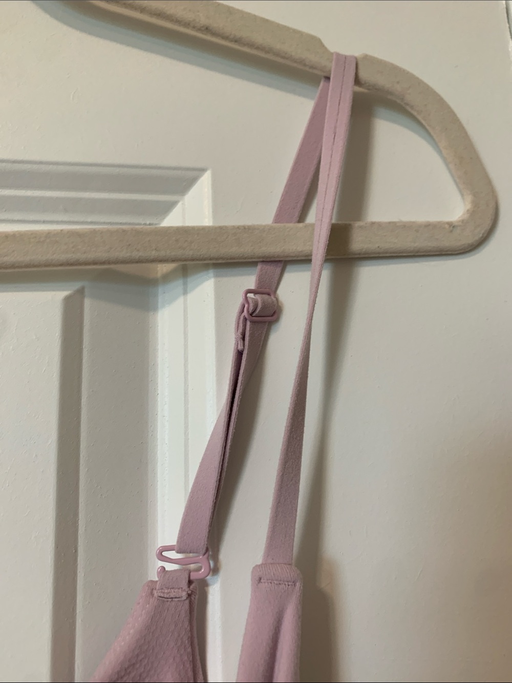 Athleta Elation Hybrid V-Neck dress with bra and pockets in Begonia Pink Size L - Picture 8 of 11